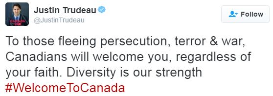 Canada Welcomes Refugees