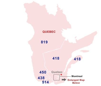 Area Codes by Quebec Province – TopMoving.ca