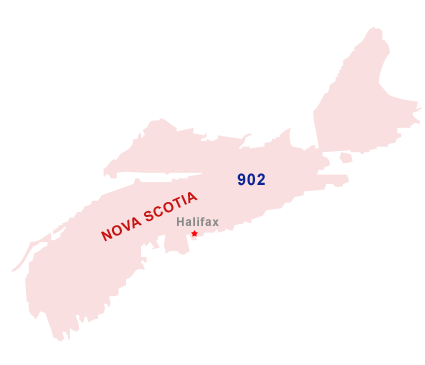Area Codes by Nova Scotia Province – TopMoving.ca