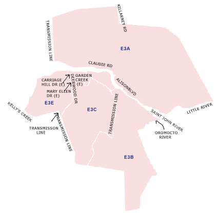 Nb Postal Code Map Fsa Codes By New Brunswick - Moving Tools – Topmoving.ca