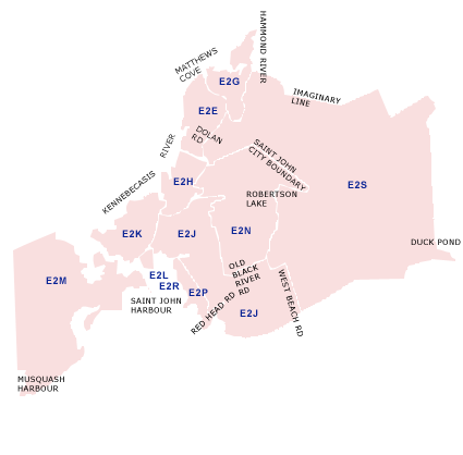 Fredericton New Brunswick Canada Zip Code